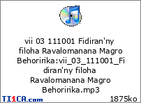 vii 03 111001 Fidiran'ny filoha Ravalomanana Magro Behoririka