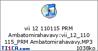 vii 12 110115 PRM Ambatomirahavavy